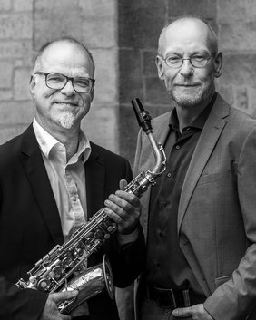 Bei Thomas Zander und Axel LaDeur kommen Saxophon und Orgel in ungewöhnlichen Kombinationen zusammen. 	Foto: privat